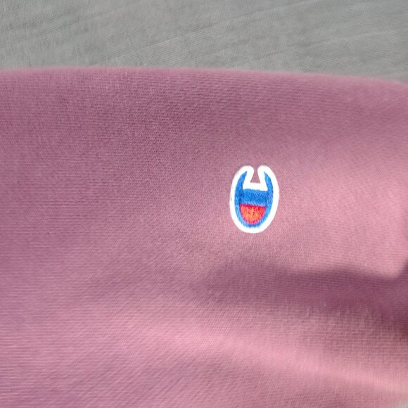 Champion Reverse Weave Hoodie Women's Size Small Pink Purple Cropped Athletic - Picture 8 of 11